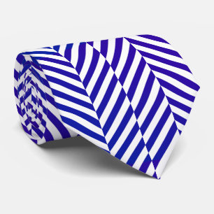 . BLUE-WHITE STRIPE --CHANGEABLE BACKGROUND COLOR NECK TIE