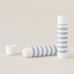 Blue & White Stripe Lip Balm