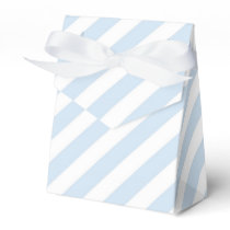 Blue & White Striped Birthday Party Favor Boxes