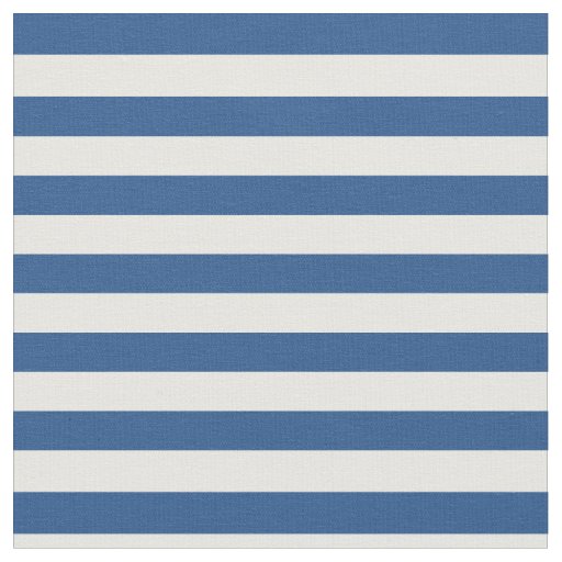 Blue & White Striped Fabric