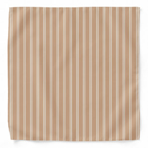 Blue White Stripes Bandana