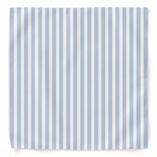 Blue White Stripes Bandana