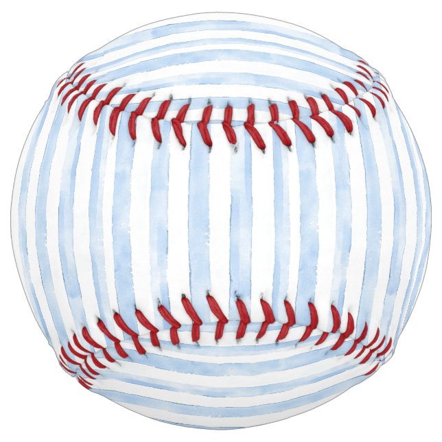 Blue White Stripes Softball (Front)