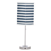 Blue/White Stripes Table Lamp (Back)
