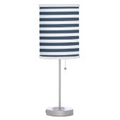 Blue/White Stripes Table Lamp (Left)