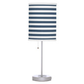 Blue/White Stripes Table Lamp (Right)