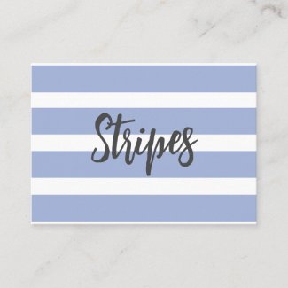 Blue White Summer Coastal Stripe Pattern