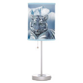 Blue White Tiger Table Lamp (Right)