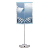 Blue White Tiger Table Lamp (Back)