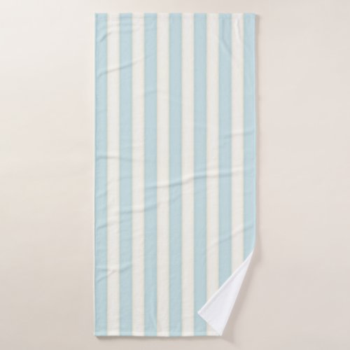 Blue  White Victorian Stripes Cottage Style Gift  Bath Towel