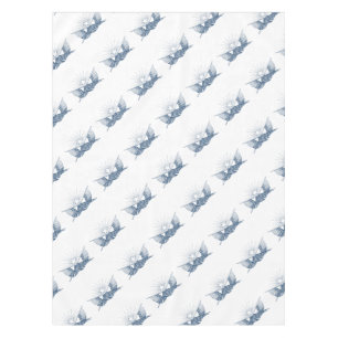 Blue & White Vintage American Flags w/Shining Star Tablecloth