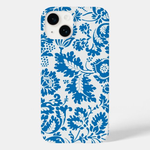 Blue  White William Morris Venetian Pattern Case_Mate iPhone 14 Case
