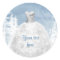 Blue White Winter Quinceanera Stickers