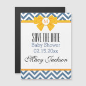 Blue & White Zig Zag Pattern (Front/Back)