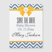 Blue & White Zig Zag Pattern (Front)