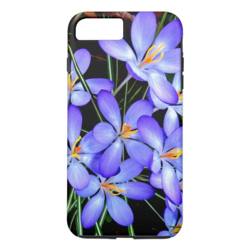 Blue Wild Flowers  iPhone 7 Plus Tough iPhone 8 Plus7 Plus Case