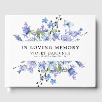 Blue Wildflower In Loving Memory Keepsake