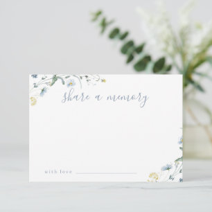 Blue Wildflower Rustic Boho share a memory card