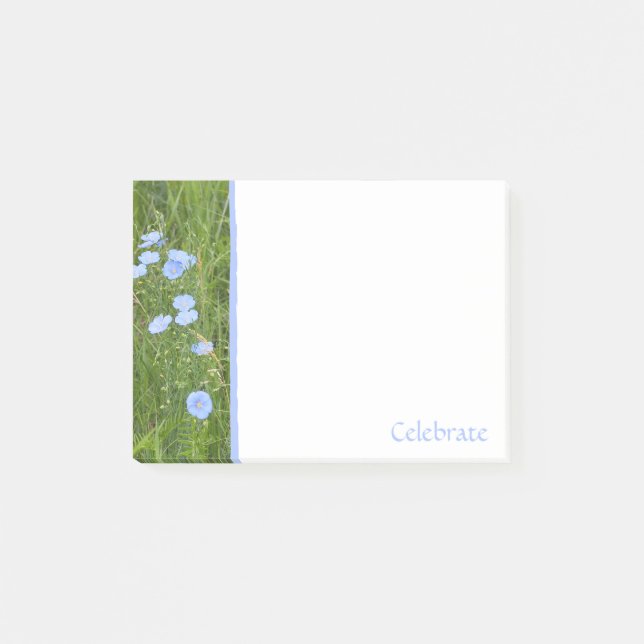 Blue Wildflowers Notes (Front)