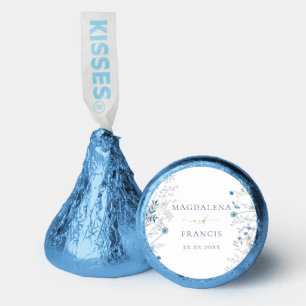 blue wildflowers wedding hershey®'s kisses®