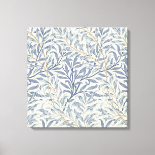 Blue Willow Bough (by William Morris) Canvas Print