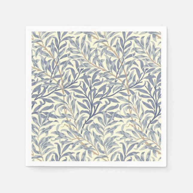 Blue Willow Bough (by William Morris) Napkins (Front)