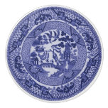 Blue Willow China Design Ceramic Cabinet Knob v4
