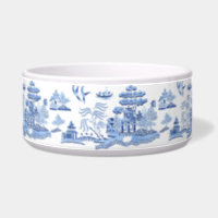 Black & White Chinoiserie Pet Bowls