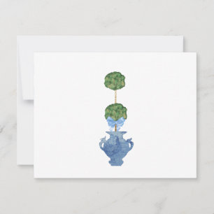 Blue Willow Chinoiserie Ginger Jars Thank You Card