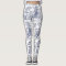 Blue Willow Design Leggings