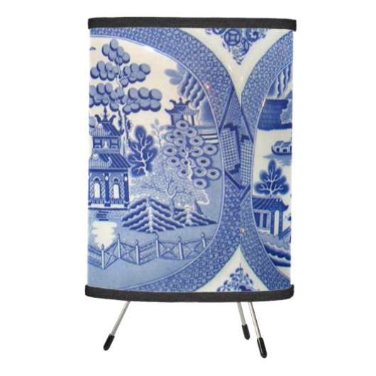 Blue Willow Floor Lamp: Nothing Cooler Tripod Lamp (Right)