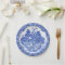 Blue Willow Fox Island Asian Temple Garden Crackle