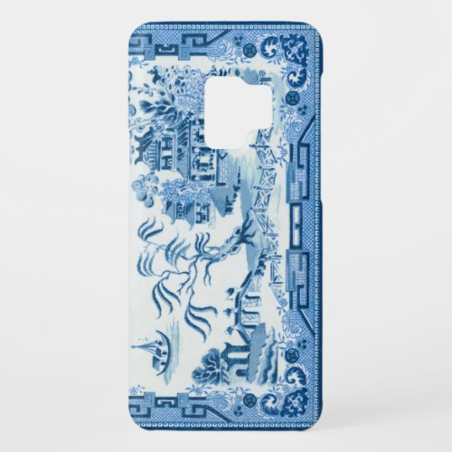 Blue Willow Galaxy Phone Case