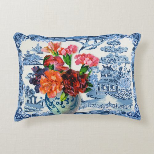 Blue Willow Greetings Pillow