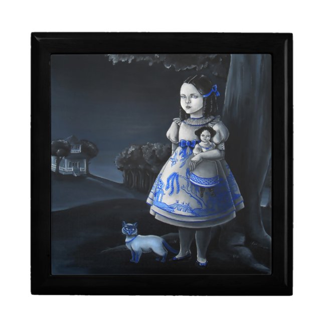 Blue Willow Jewelry Box (Front)