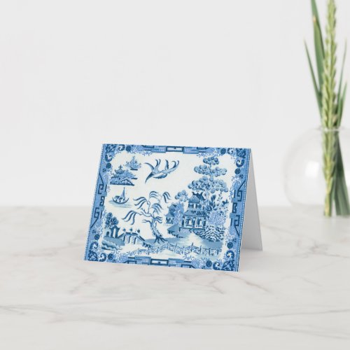 Blue Willow Note Card