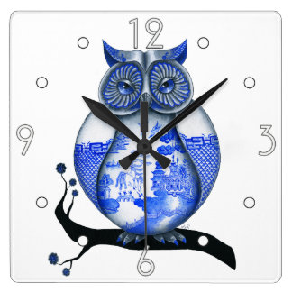 Blue Wall Clocks 