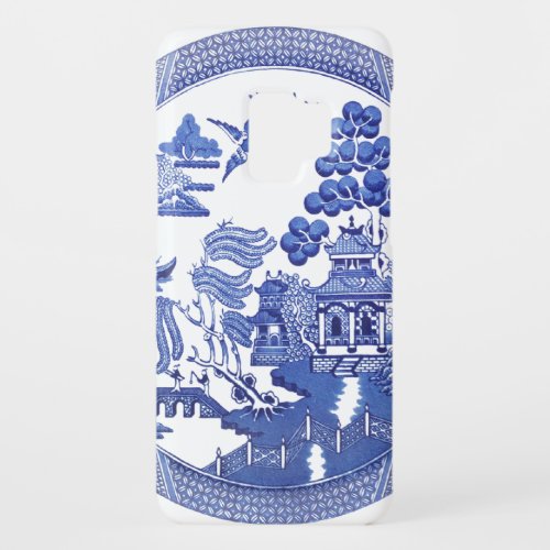 Blue Willow pattern Samsung Cases