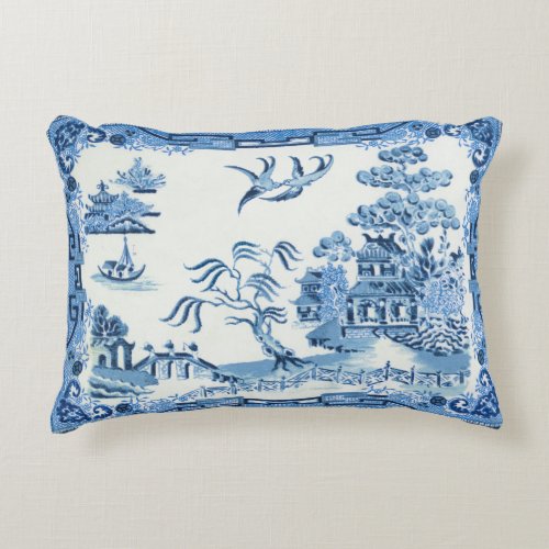 Blue Willow Pillow