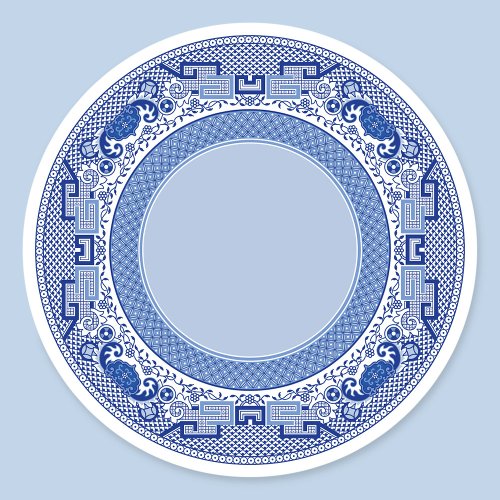 Blue Willow Stickers