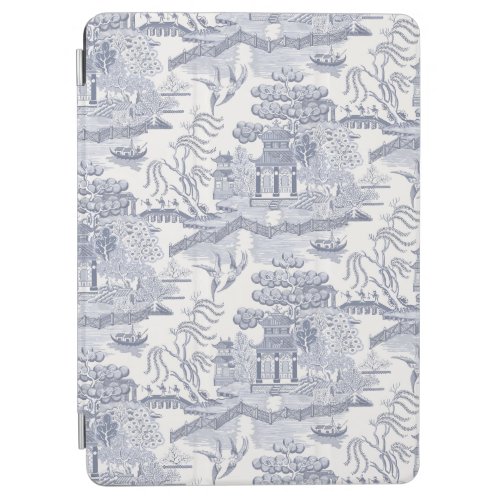 Blue Willow Tablet Case Cover in Gray Blue