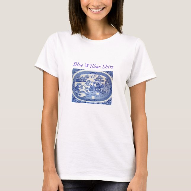 Blue Willow Tee Shirt - Instant Memories (Front)