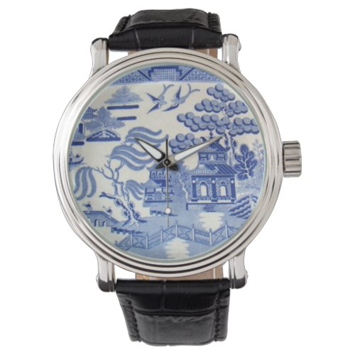 Blue Willow Time, now they've done it Grandma! Wristwatches