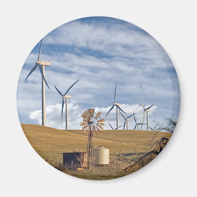 Blue Wind Magnet (Front)