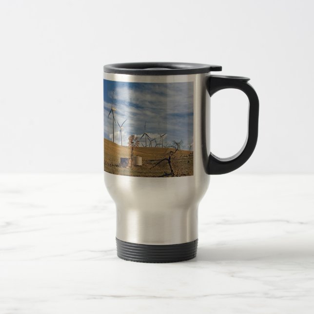 Blue Wind Travel Mug (Right)