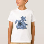 Blue Winged Dragon Kids Shirt