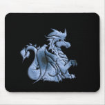 Blue Winged Dragon Mouse Pad