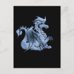 Blue Winged Dragon Postcard