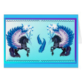 Blue Winged Pegasus (Front Horizontal)