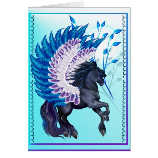 Blue Winged Pegasus Cards (Front)